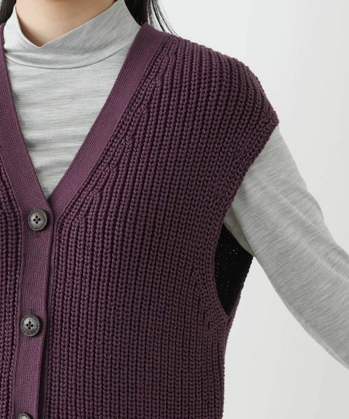 Leilian / レリアン テーラードジャケット | Vラインニットベスト【Leilian WHITE LABEL】 | 詳細16
