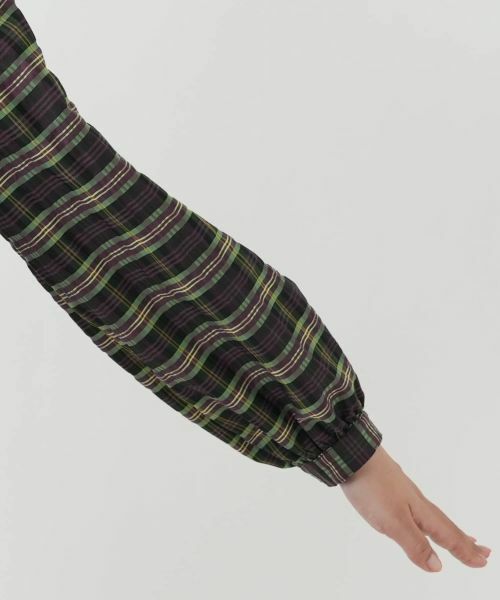 Leilian / レリアン シャツ・ブラウス | ラメチェックブラウス【Leilian WHITE LABEL】 | 詳細12