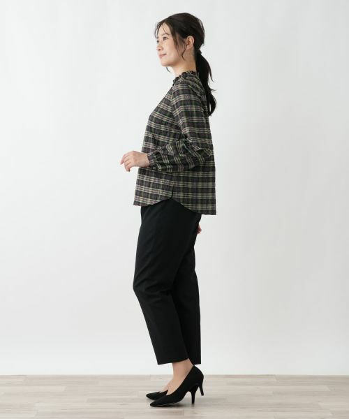 Leilian / レリアン シャツ・ブラウス | ラメチェックブラウス【Leilian WHITE LABEL】 | 詳細2