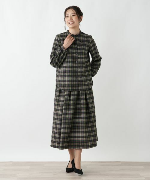 Leilian / レリアン シャツ・ブラウス | ラメチェックブラウス【Leilian WHITE LABEL】 | 詳細4