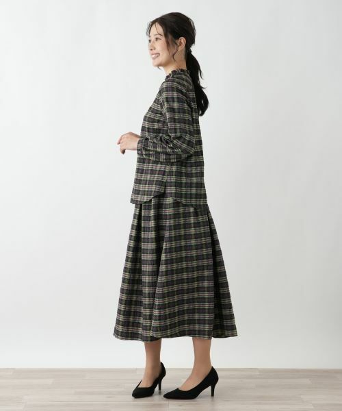 Leilian / レリアン シャツ・ブラウス | ラメチェックブラウス【Leilian WHITE LABEL】 | 詳細5