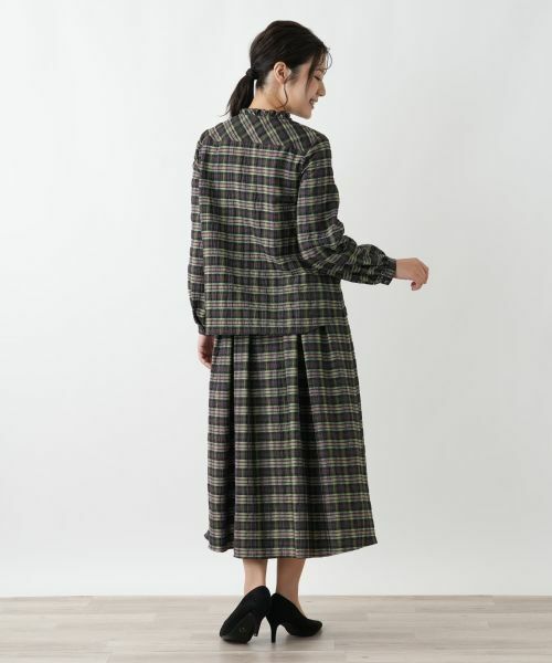 Leilian / レリアン シャツ・ブラウス | ラメチェックブラウス【Leilian WHITE LABEL】 | 詳細6