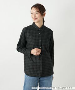 Leilian / レリアン シャツ・ブラウス | チェックシャツブラウス【Leilian WHITE LABEL】