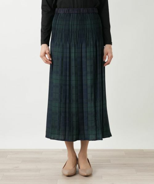 Leilian / レリアン ミニ・ひざ丈スカート | チェックプリーツスカート【Leilian WHITE LABEL】 | 詳細4