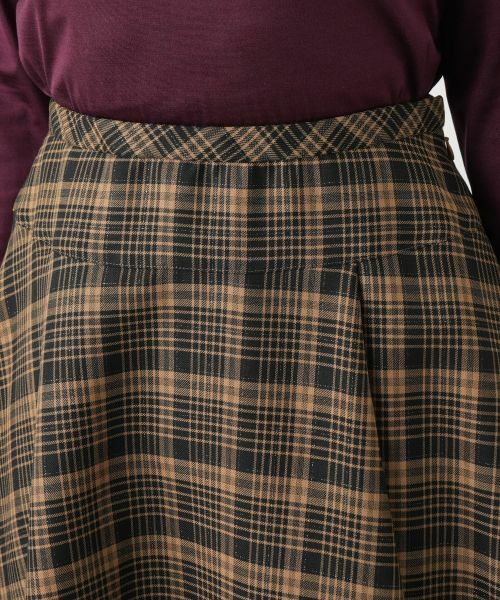 Leilian / レリアン ミニ・ひざ丈スカート | ラメチェックフレアスカート【25年9月カタログ】 | 詳細19