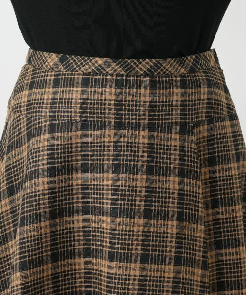 Leilian / レリアン ミニ・ひざ丈スカート | ラメチェックフレアスカート【25年9月カタログ】 | 詳細7