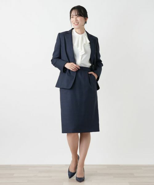 Leilian / レリアン ミニ・ひざ丈スカート | チェックタイトスカート【LORO PIANA】 | 詳細4