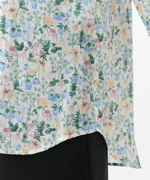 Leilian / レリアン シャツ・ブラウス | 小花柄ブラウス | 詳細11