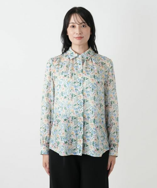 Leilian / レリアン シャツ・ブラウス | 小花柄ブラウス | 詳細4