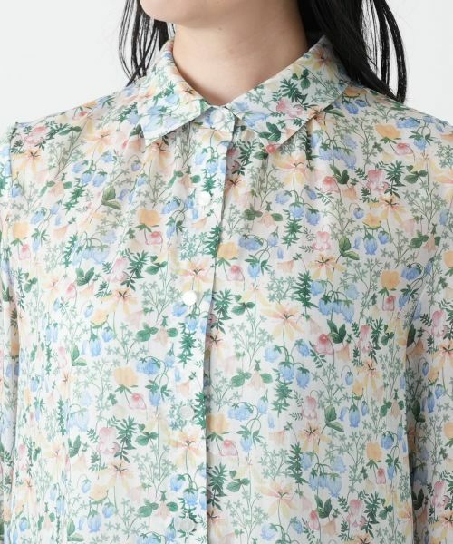 Leilian / レリアン シャツ・ブラウス | 小花柄ブラウス | 詳細7