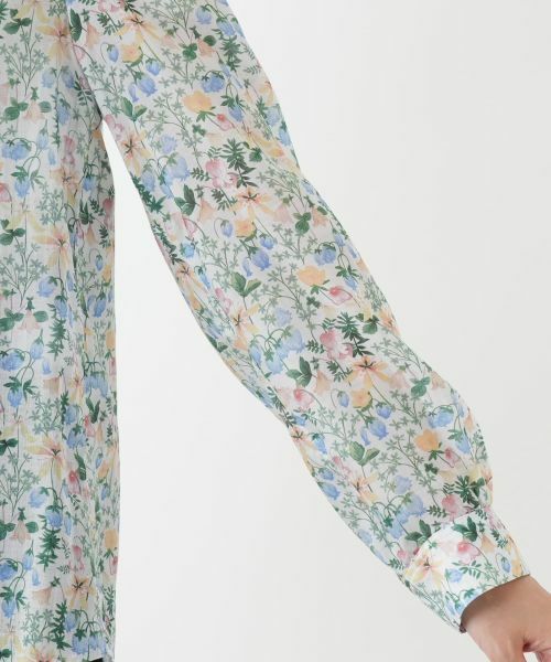 Leilian / レリアン シャツ・ブラウス | 小花柄ブラウス | 詳細9