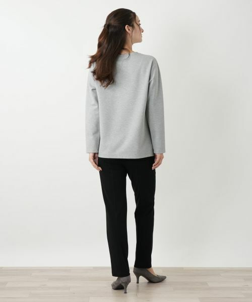 Leilian / レリアン カットソー | 刺繍クルーネックカットソー | 詳細6