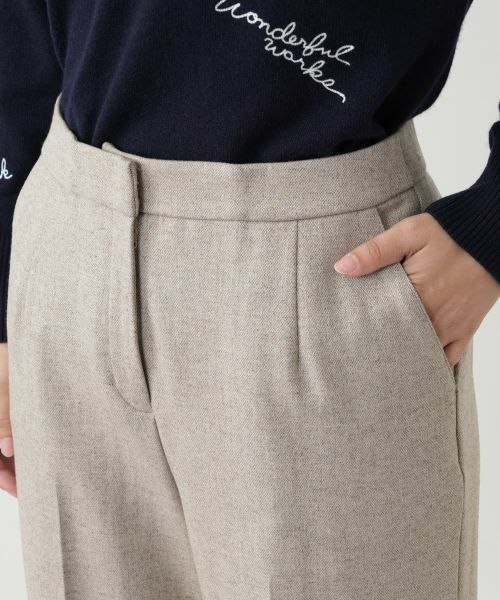 Leilian / レリアン その他パンツ | センタープレスワイドパンツ | 詳細10