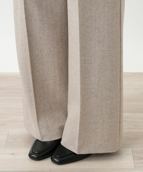 Leilian / レリアン その他パンツ | センタープレスワイドパンツ | 詳細11