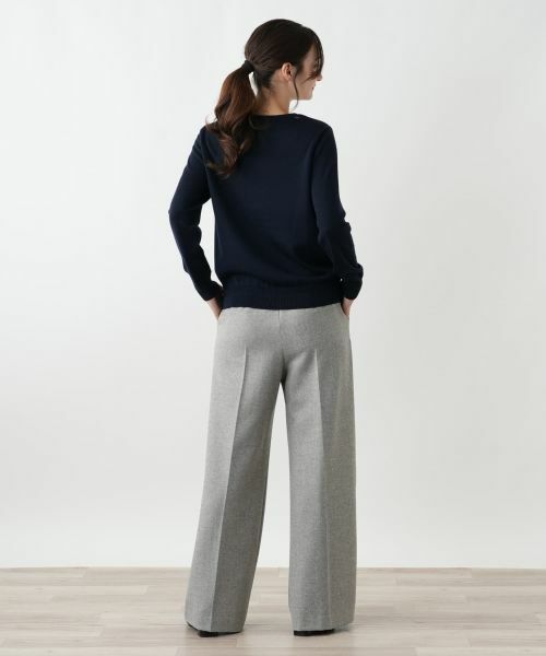Leilian / レリアン その他パンツ | センタープレスワイドパンツ | 詳細3