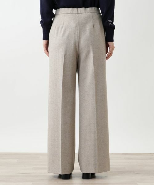 Leilian / レリアン その他パンツ | センタープレスワイドパンツ | 詳細9