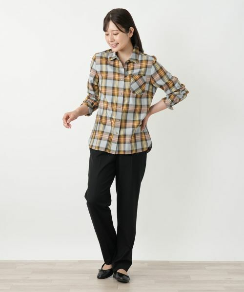 Leilian / レリアン シャツ・ブラウス | チェックブラウス | 詳細1