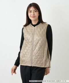 Leilian / レリアン テーラードジャケット | 中わたキルティングベスト