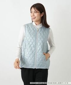 Leilian / レリアン テーラードジャケット | 中わたキルティングベスト
