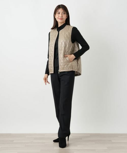 Leilian / レリアン テーラードジャケット | 中わたキルティングベスト | 詳細1