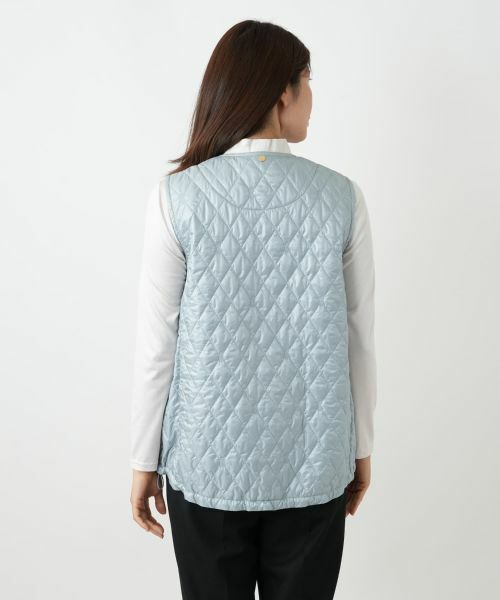 Leilian / レリアン テーラードジャケット | 中わたキルティングベスト | 詳細10