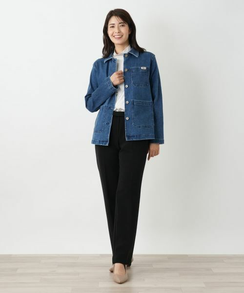 Leilian / レリアン テーラードジャケット | デニムカバーオール【L JEANS】 | 詳細1