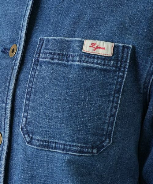 Leilian / レリアン テーラードジャケット | デニムカバーオール【L JEANS】 | 詳細11
