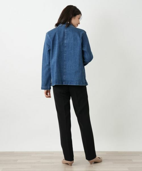 Leilian / レリアン テーラードジャケット | デニムカバーオール【L JEANS】 | 詳細3