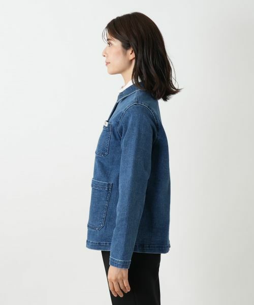 Leilian / レリアン テーラードジャケット | デニムカバーオール【L JEANS】 | 詳細5