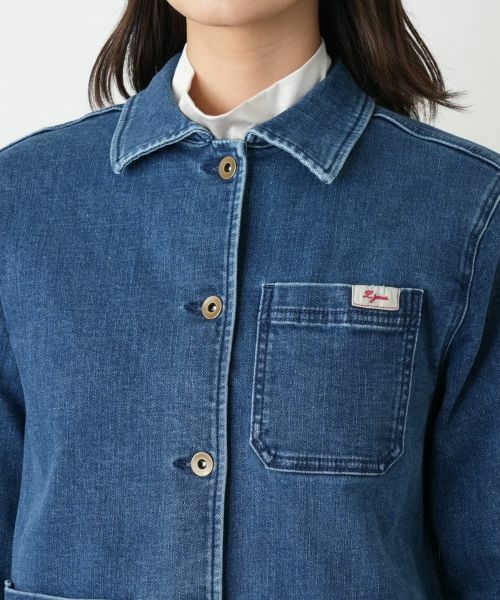 Leilian / レリアン テーラードジャケット | デニムカバーオール【L JEANS】 | 詳細7