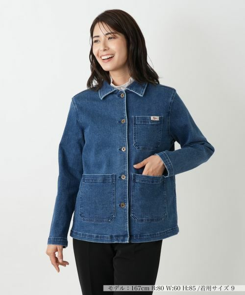 Leilian/レリアン デニムカバーオール【L JEANS】 ロイヤルブルー 11(L) Leilian/レリアン デニムカバーオール【L JEANS】 ロイヤルブルー 11(L)