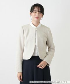 Leilian / レリアン テーラードジャケット | ノーカラージャケット【セレモニー】