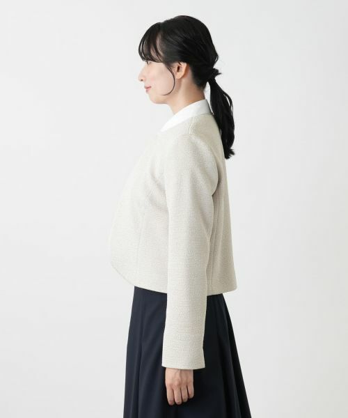 Leilian / レリアン テーラードジャケット | ノーカラージャケット【セレモニー】 | 詳細8