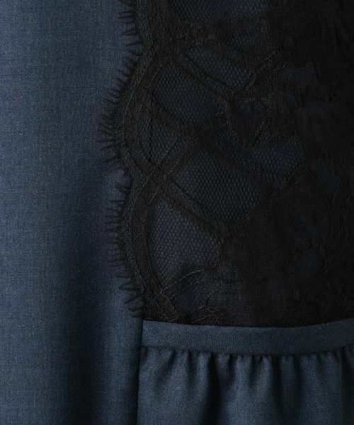 Leilian / レリアン ドレス | レースクルーネックワンピース | 詳細18