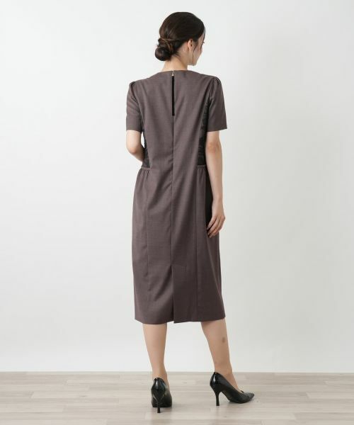 Leilian / レリアン ドレス | レースクルーネックワンピース | 詳細3