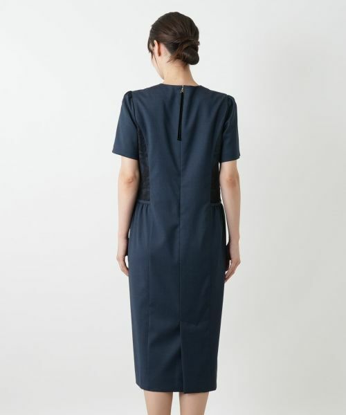 Leilian / レリアン ドレス | レースクルーネックワンピース | 詳細9