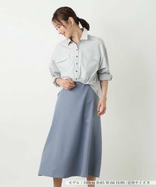 Leilian/レリアン 洗える異素材ドッキングワンピース【25年9月カタログ】 ライトグレー 9(M) Leilian/レリアン 洗える異素材ドッキングワンピース【25年9月カタログ】 ライトグレー 9(M)