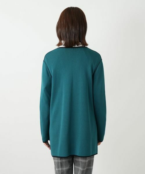 Leilian / レリアン カーディガン・ボレロ | リバーシブルラペルドカーディガン | 詳細13