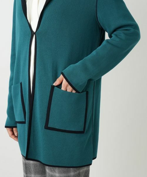 Leilian / レリアン カーディガン・ボレロ | リバーシブルラペルドカーディガン | 詳細18