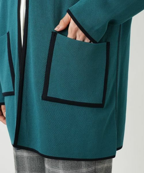 Leilian / レリアン カーディガン・ボレロ | リバーシブルラペルドカーディガン | 詳細19