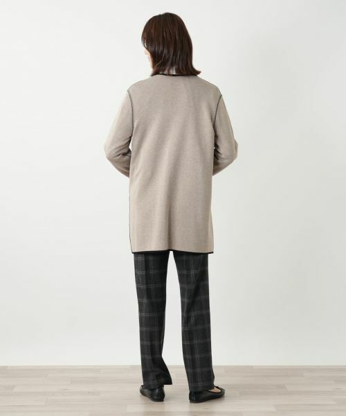 Leilian / レリアン カーディガン・ボレロ | リバーシブルラペルドカーディガン | 詳細3