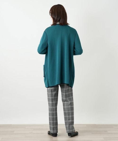 Leilian / レリアン カーディガン・ボレロ | リバーシブルラペルドカーディガン | 詳細8