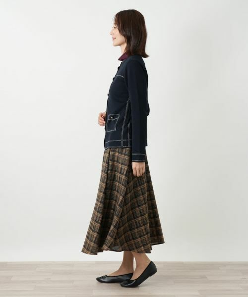 Leilian / レリアン カーディガン・ボレロ | ノーカラーカーディガン【25年9月カタログ】 | 詳細13