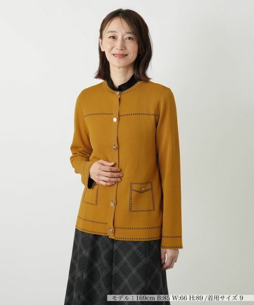 Leilian / レリアン カーディガン・ボレロ | ノーカラーカーディガン【25年9月カタログ】 | 詳細15