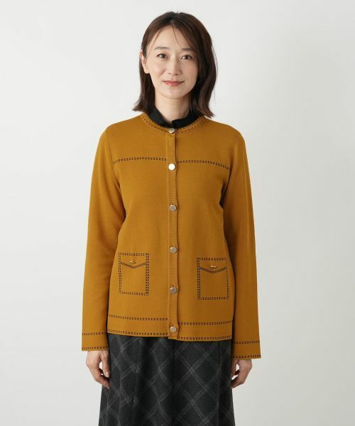 Leilian / レリアン カーディガン・ボレロ | ノーカラーカーディガン【25年9月カタログ】 | 詳細19