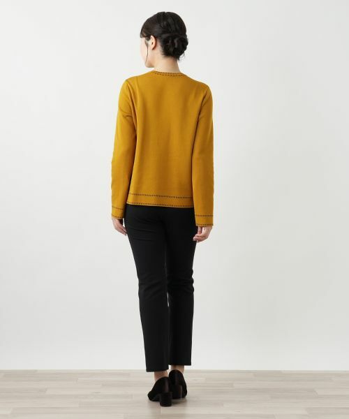 Leilian / レリアン カーディガン・ボレロ | ノーカラーカーディガン【25年9月カタログ】 | 詳細3