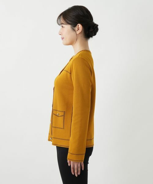 Leilian / レリアン カーディガン・ボレロ | ノーカラーカーディガン【25年9月カタログ】 | 詳細5