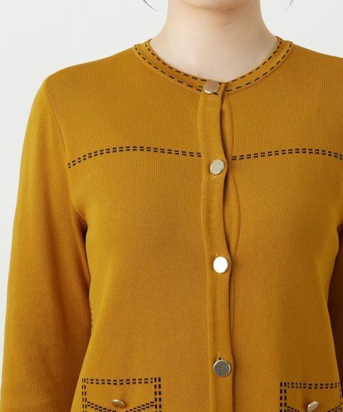 Leilian / レリアン カーディガン・ボレロ | ノーカラーカーディガン【25年9月カタログ】 | 詳細8