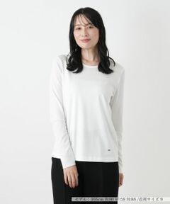 Leilian / レリアン カットソー | 袖切替クルーネックカットソー