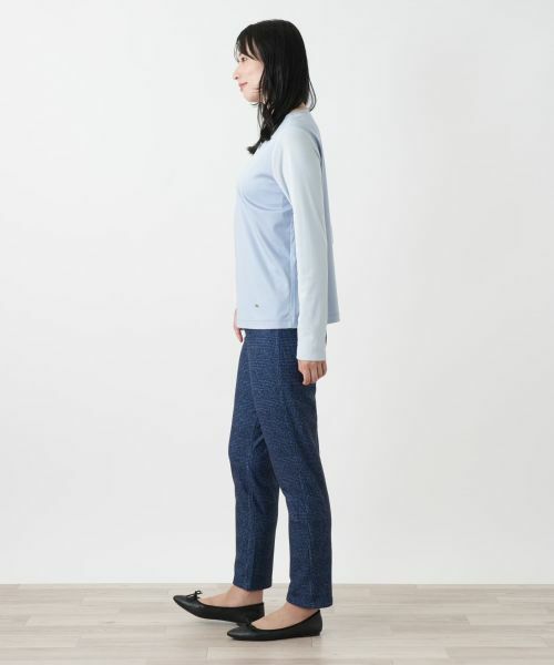 Leilian / レリアン カットソー | 袖切替クルーネックカットソー | 詳細11